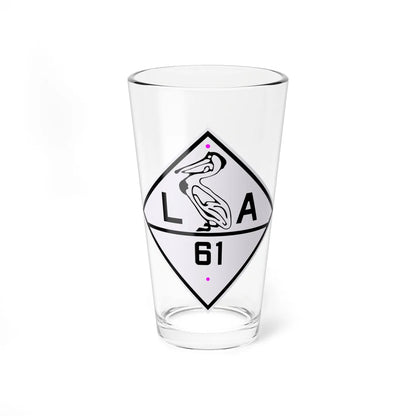 Louisiana 61 1924 (Louisiana) (Road Sign) Pint Glass 16oz 16oz - Go Mug Yourself