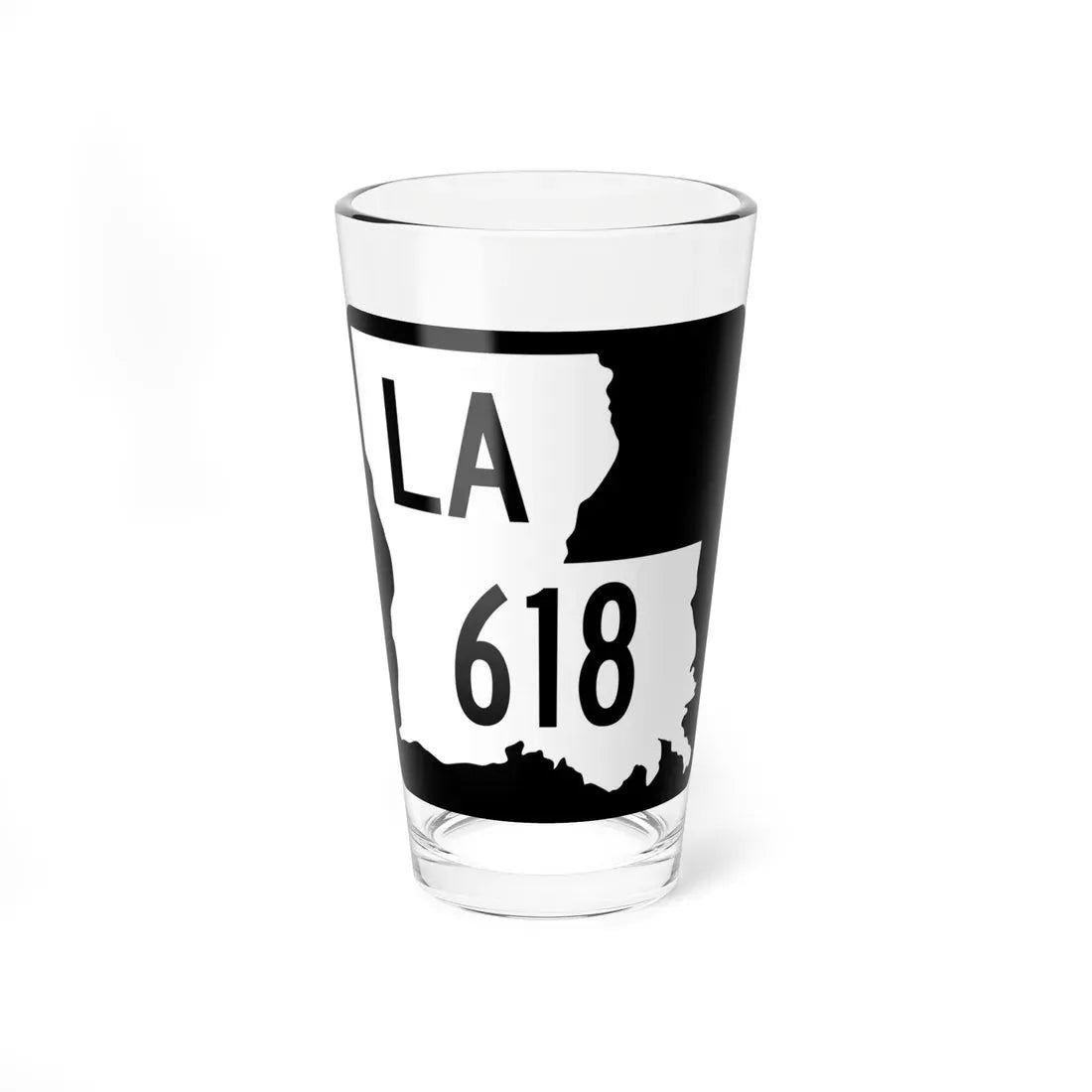 Louisiana 618 2008 (Louisiana) (Road Sign) Pint Glass 16oz 16oz - Go Mug Yourself