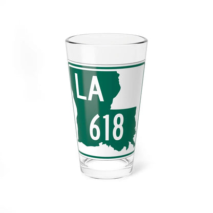Louisiana 618 (Louisiana) (Road Sign) Pint Glass 16oz - Go Mug Yourself