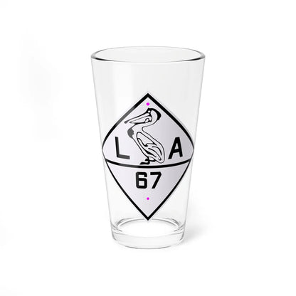 Louisiana 67 1924 (Louisiana) (Road Sign) Pint Glass 16oz 16oz - Go Mug Yourself