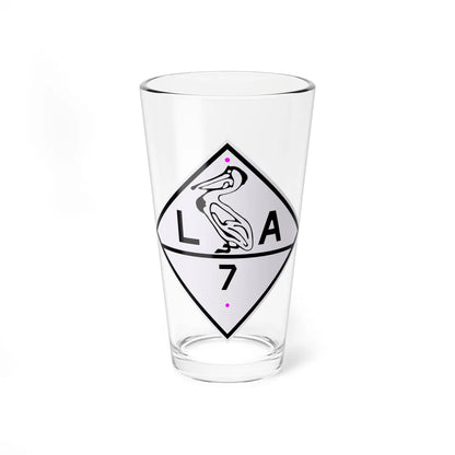 Louisiana 7 1924 (Louisiana) (Road Sign) Pint Glass 16oz 16oz - Go Mug Yourself