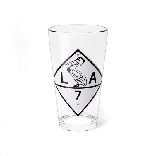 Louisiana 7 1924 (Louisiana) (Road Sign) Pint Glass 16oz 16oz - Go Mug Yourself