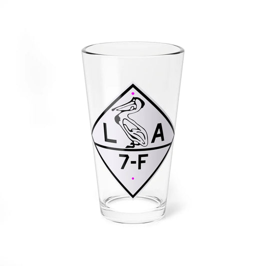 Louisiana 7-F 1924 (Louisiana) (Road Sign) Pint Glass 16oz 16oz - Go Mug Yourself