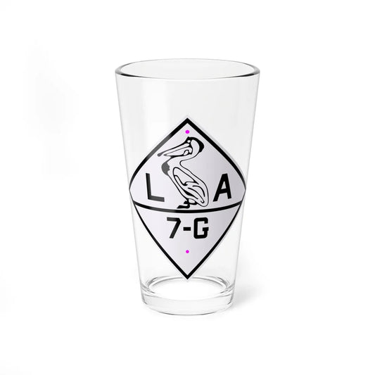 Louisiana 7-G 1924 (Louisiana) (Road Sign) Pint Glass 16oz 16oz - Go Mug Yourself