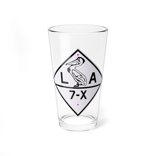Louisiana 7-X 1924 (Louisiana) (Road Sign) Pint Glass 16oz 16oz - Go Mug Yourself