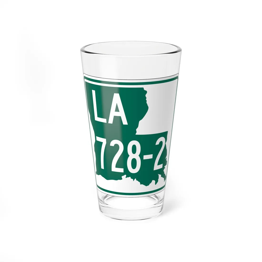 Louisiana 728-2 (Louisiana) (Road Sign) Pint Glass 16oz 16oz - Go Mug Yourself