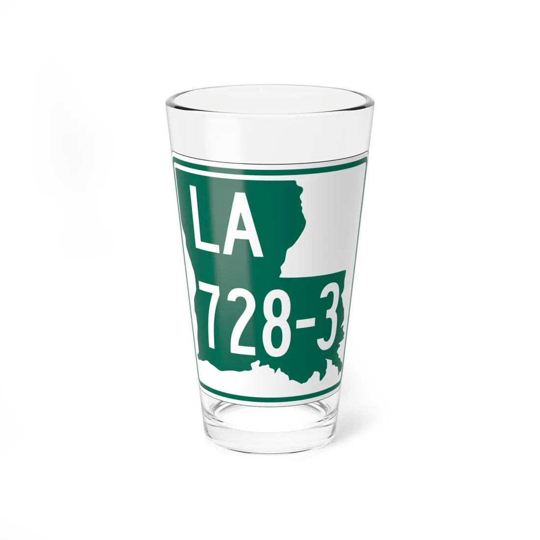 Louisiana 728-3 (Louisiana) (Road Sign) Pint Glass 16oz - Go Mug Yourself