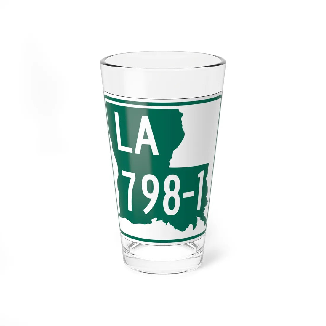 Louisiana 798-1 (Louisiana) (Road Sign) Pint Glass 16oz 16oz - Go Mug Yourself