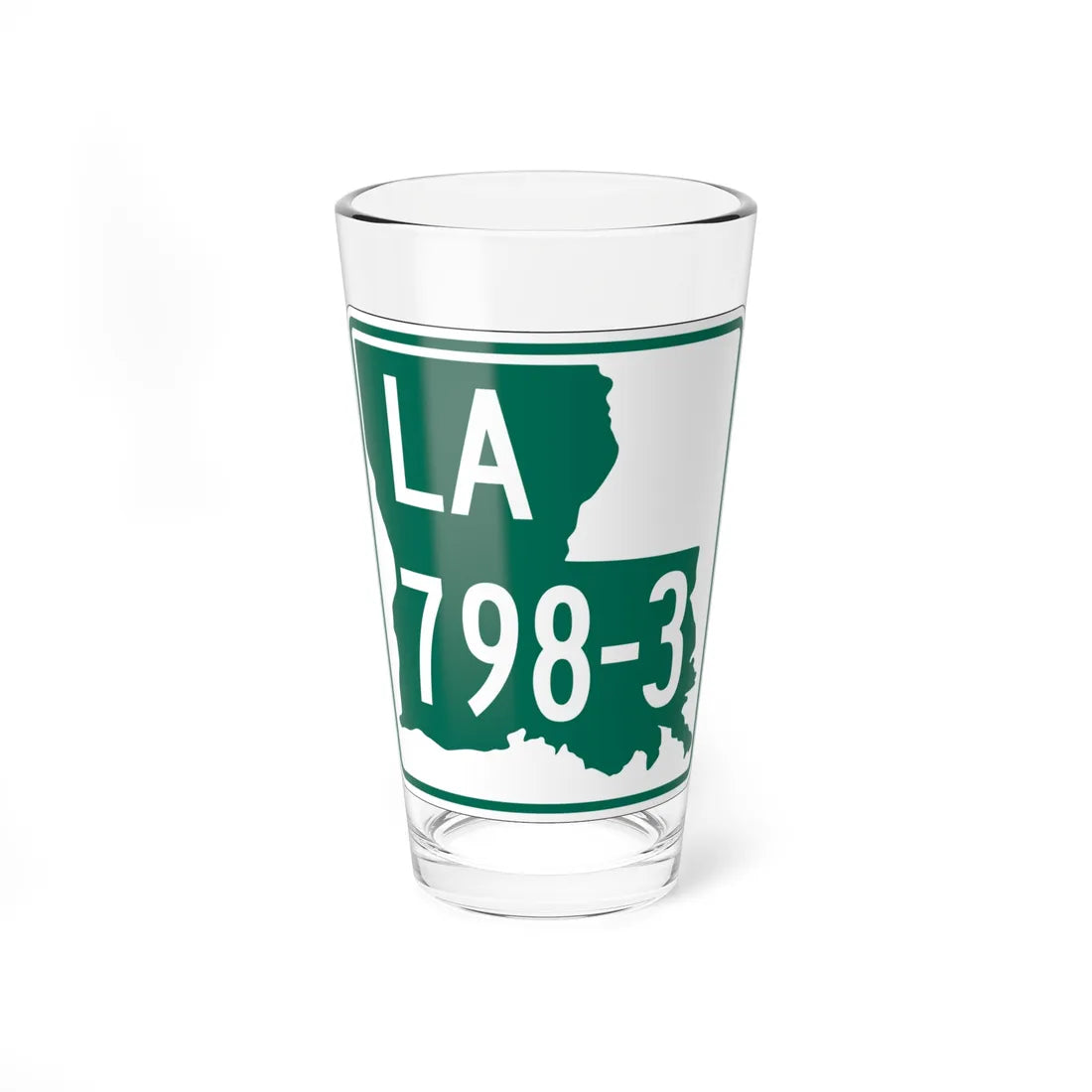 Louisiana 798-3 (Louisiana) (Road Sign) Pint Glass 16oz 16oz - Go Mug Yourself
