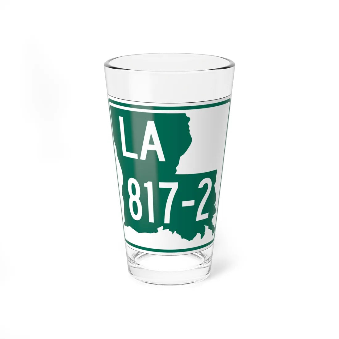 Louisiana 817-2 (Louisiana) (Road Sign) Pint Glass 16oz 16oz - Go Mug Yourself