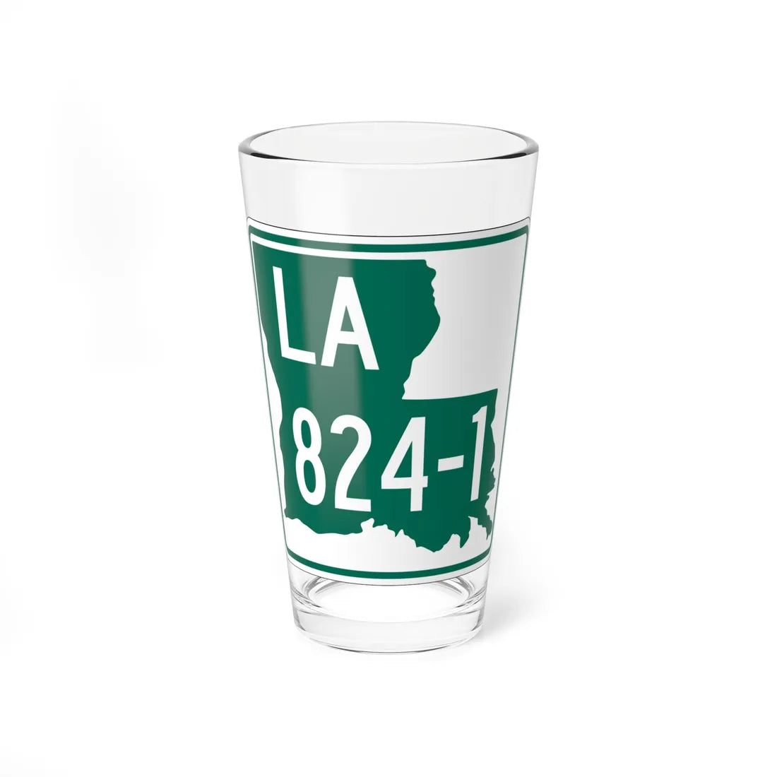Louisiana 824-1 (Louisiana) (Road Sign) Pint Glass 16oz 16oz - Go Mug Yourself