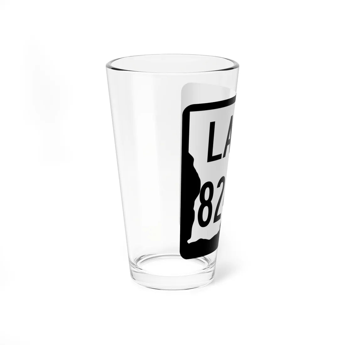 Louisiana 824-2 2008 (Louisiana) (Road Sign) Pint Glass 16oz - Go Mug Yourself