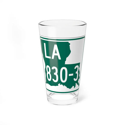 Louisiana 830-3 (Louisiana) (Road Sign) Pint Glass 16oz 16oz - Go Mug Yourself