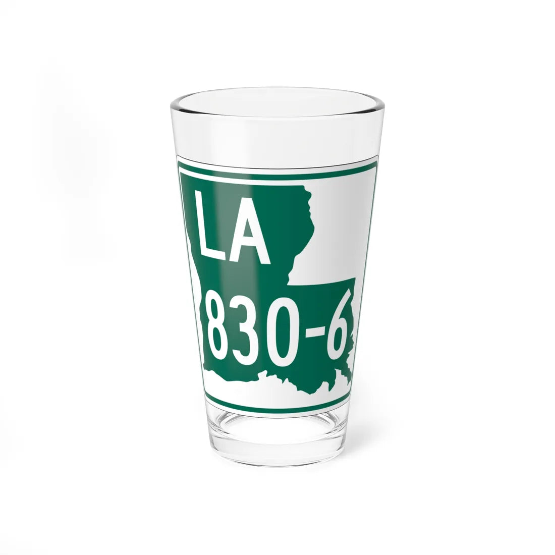 Louisiana 830-6 (Louisiana) (Road Sign) Pint Glass 16oz 16oz - Go Mug Yourself