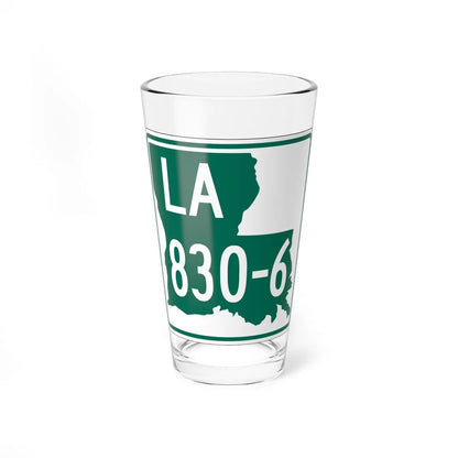 Louisiana 830-6 (Louisiana) (Road Sign) Pint Glass 16oz 16oz - Go Mug Yourself