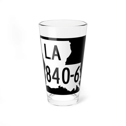 Louisiana 840-6 2008 (Louisiana) (Road Sign) Pint Glass 16oz - Go Mug Yourself