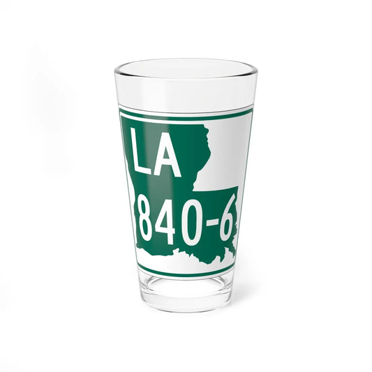 Louisiana 840-6 (Louisiana) (Road Sign) Pint Glass 16oz 16oz - Go Mug Yourself
