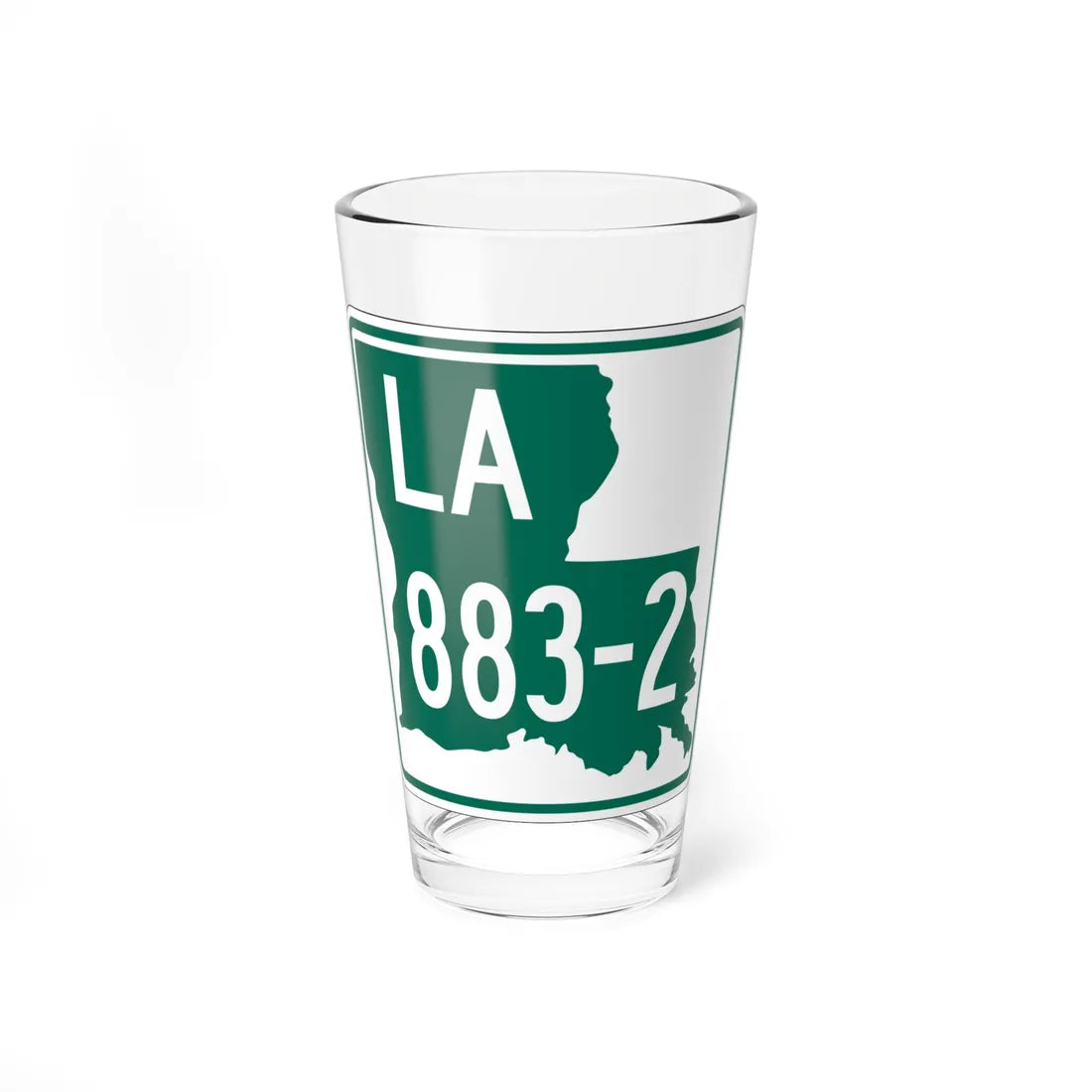 Louisiana 883-2 (Louisiana) (Road Sign) Pint Glass 16oz 16oz - Go Mug Yourself