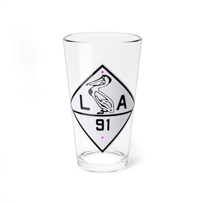 Louisiana 91 1924 (Louisiana) (Road Sign) Pint Glass 16oz 16oz - Go Mug Yourself
