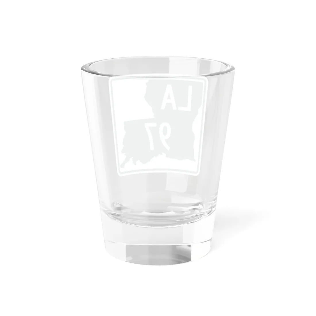 Louisiana 97 (Louisiana) (Road Sign) Shot Glass 1.5oz - Go Mug Yourself