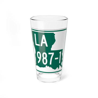 Louisiana 987-1 (Louisiana) (Road Sign) Pint Glass 16oz 16oz - Go Mug Yourself