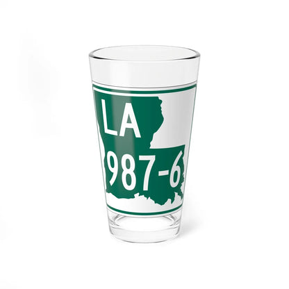 Louisiana 987-6 (Louisiana) (Road Sign) Pint Glass 16oz 16oz - Go Mug Yourself