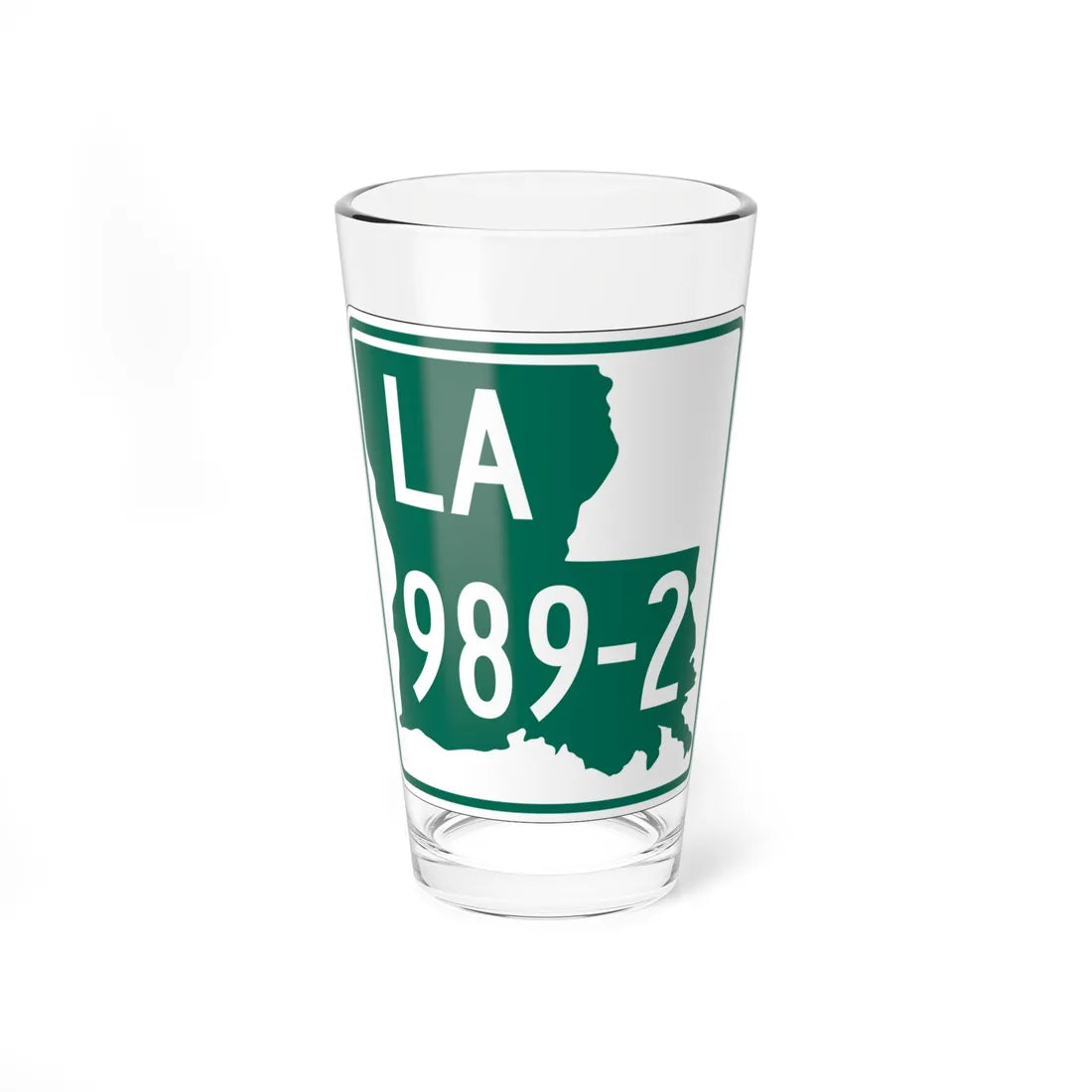 Louisiana 989-2 (Louisiana) (Road Sign) Pint Glass 16oz 16oz - Go Mug Yourself