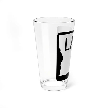 Louisiana blank 2008 (Louisiana) (Road Sign) Pint Glass 16oz - Go Mug Yourself
