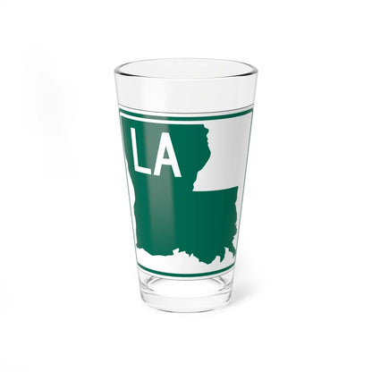 Louisiana blank (Louisiana) (Road Sign) Pint Glass 16oz - Go Mug Yourself