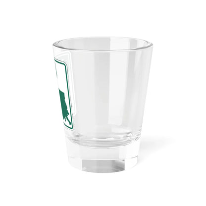 Louisiana blank (Louisiana) (Road Sign) Shot Glass 1.5oz - Go Mug Yourself