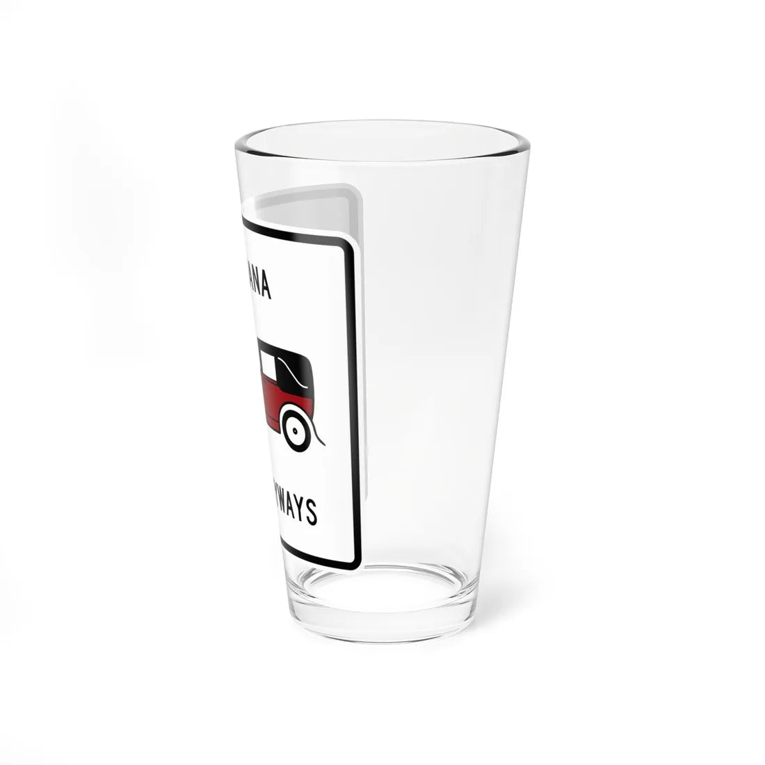 Louisiana-Scenic-Byways (Louisiana) (Road Sign) Pint Glass 16oz - Go Mug Yourself