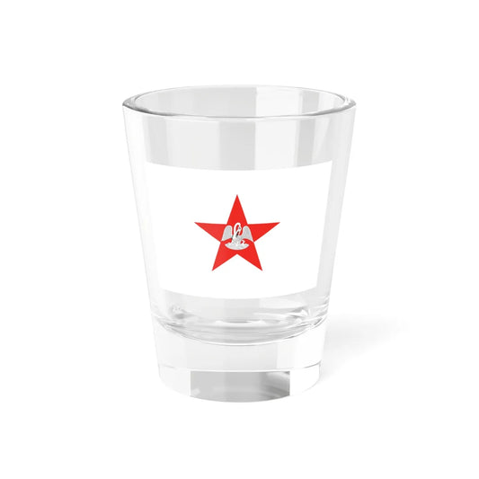 Louisiana Secession Flag (United States) Shot Glass 1.5oz 1.5oz - Go Mug Yourself