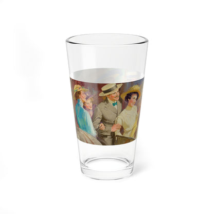 Lounging Couples - Pint Glass 16oz-Go Mug Yourself