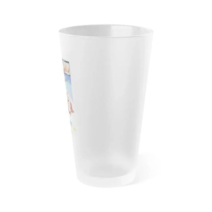 LOVE AIRLINES 1978 Movie Poster - Frosted Pint Glass 16oz - Go Mug Yourself