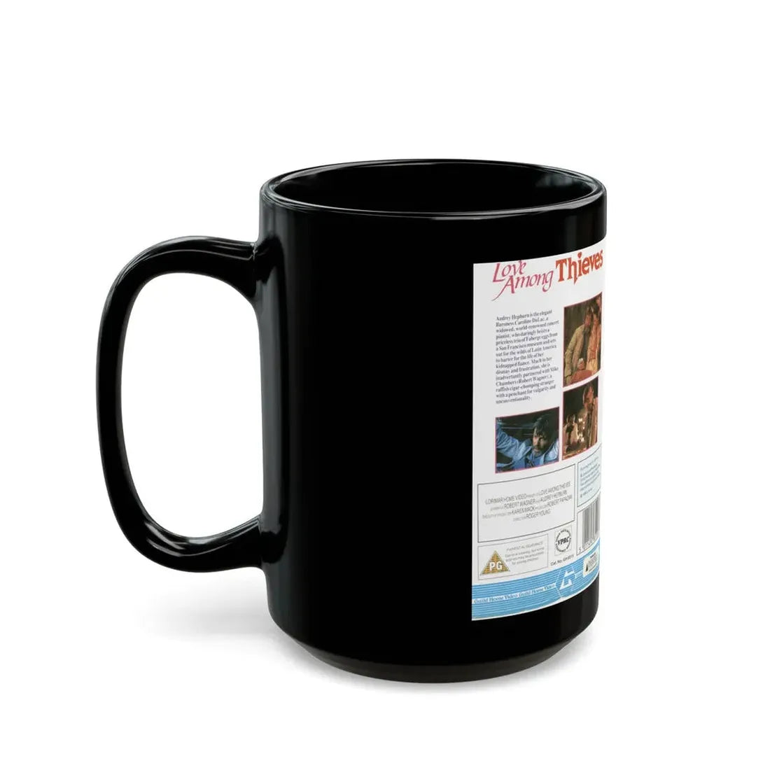 LOVE AMONG THIEVES (VHS COVER) - Black Coffee Mug - Go Mug Yourself