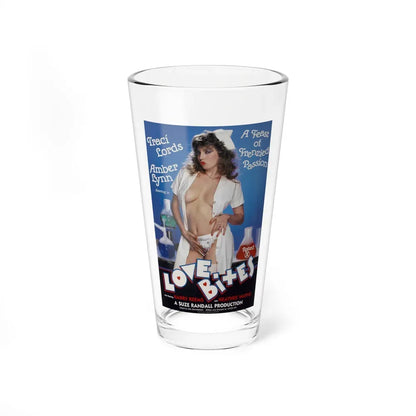 LOVE BITES 1985 Movie Poster - Pint Glass 16oz 16oz - Go Mug Yourself