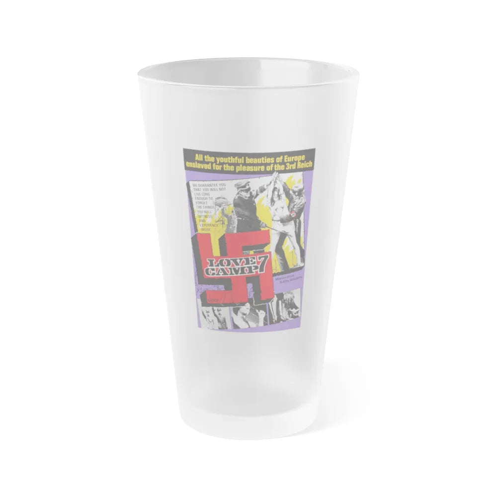 LOVE CAMP 7 1969 Movie Poster - Frosted Pint Glass 16oz-Go Mug Yourself