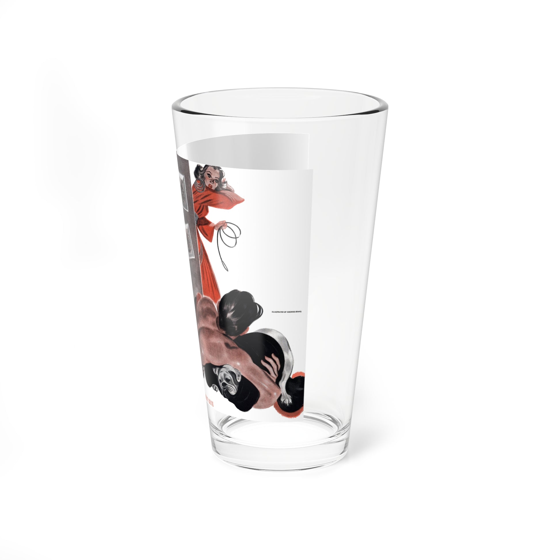 Love Dogged His Footsteps (1), Cosmopolitan, August 1942 - Pint Glass 16oz-Go Mug Yourself