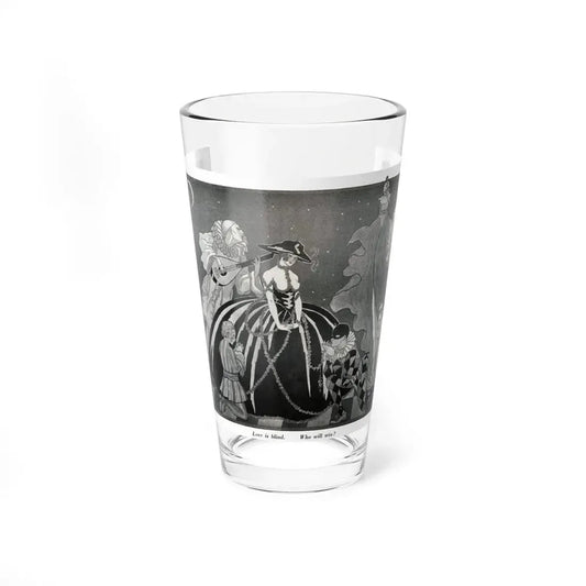 Love is blind. Who will win, Spice O'Life, April 1926 - Pint Glass 16oz 16oz - Go Mug Yourself