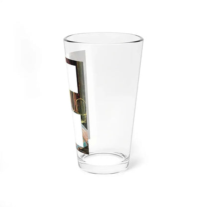 Love Is Eternal by Irving Stone, The Literary Guild Review, December 1954 - Pint Glass 16oz - Go Mug Yourself