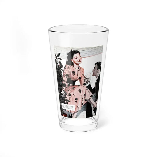 Love Laughs At a Baby Sitter, Redbook, April 1948 - Pint Glass 16oz 16oz - Go Mug Yourself