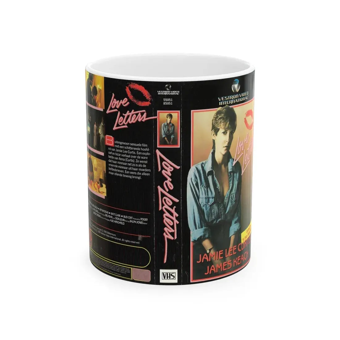 LOVE LETTERS JAMIE LEE CURTIS (VHS COVER) - White Coffee Mug 11oz - Go Mug Yourself