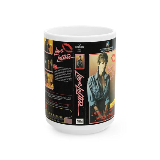 LOVE LETTERS JAMIE LEE CURTIS (VHS COVER) - White Coffee Mug-15oz-Go Mug Yourself