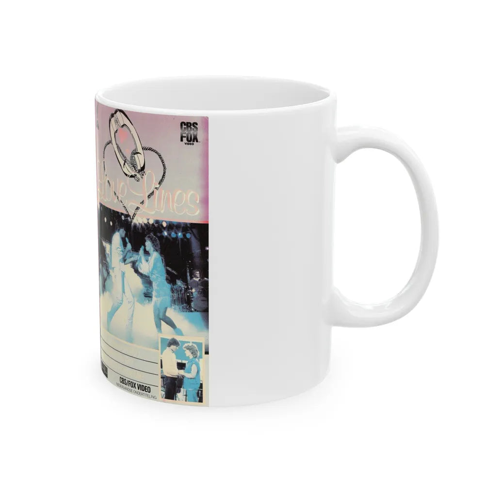 LOVE LINES (VHS COVER) - White Coffee Mug-Go Mug Yourself