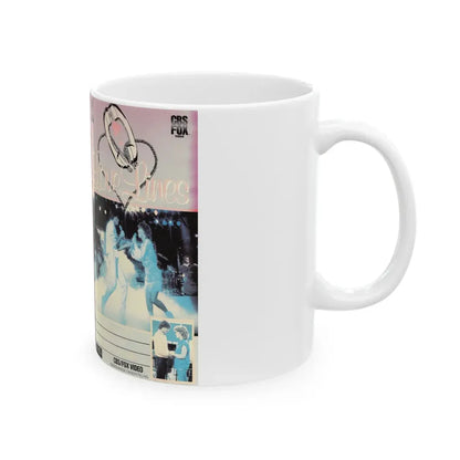 LOVE LINES (VHS COVER) - White Coffee Mug - Go Mug Yourself