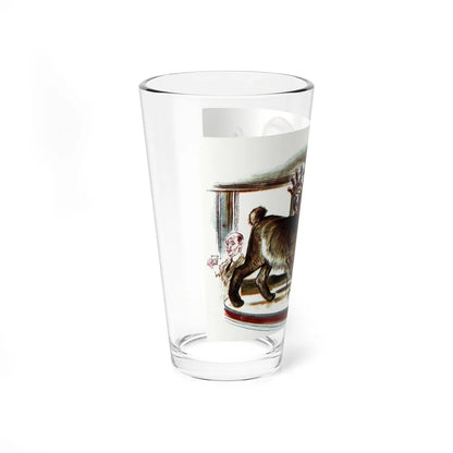 Love Me, Love My Cat, Collier's, October 11, 1952 - Pint Glass 16oz-Go Mug Yourself