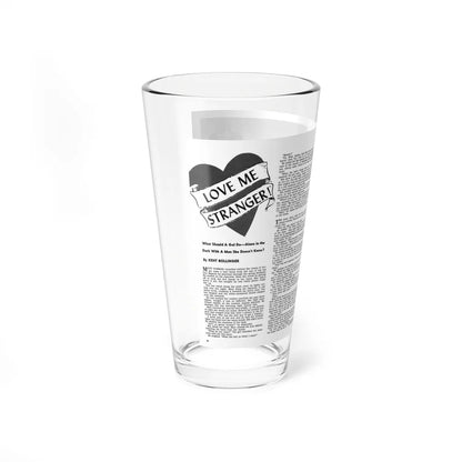 Love Me Stranger, Man To Man, April 1952 - Pint Glass 16oz-Go Mug Yourself