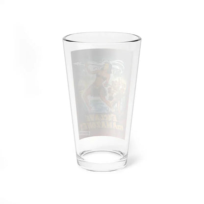 LOVE SLAVES OF THE AMAZON (FRENCH) 1957 Movie Poster - Pint Glass 16oz - Go Mug Yourself