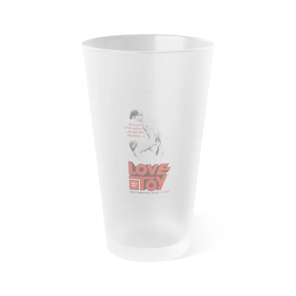 LOVE TOY 1971 Movie Poster - Frosted Pint Glass 16oz-Go Mug Yourself