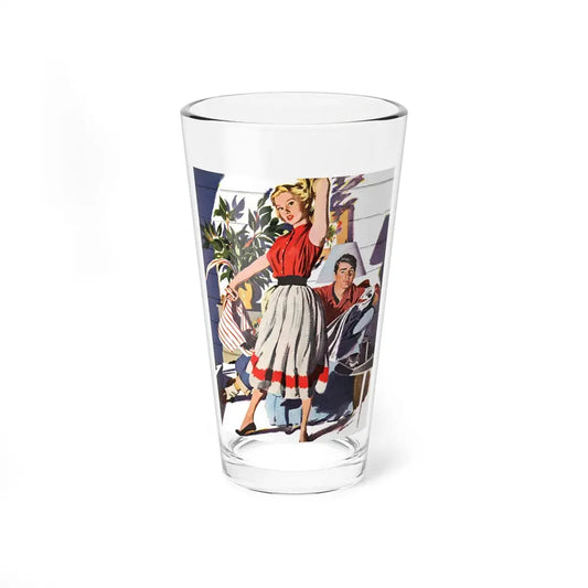 Love Walked In by Ann Gordon, Woman's Own, magazine, 1955 - Pint Glass 16oz 16oz - Go Mug Yourself